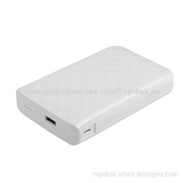 Lattice Power Bank charger with 10,000mAh Capacity for smartphones